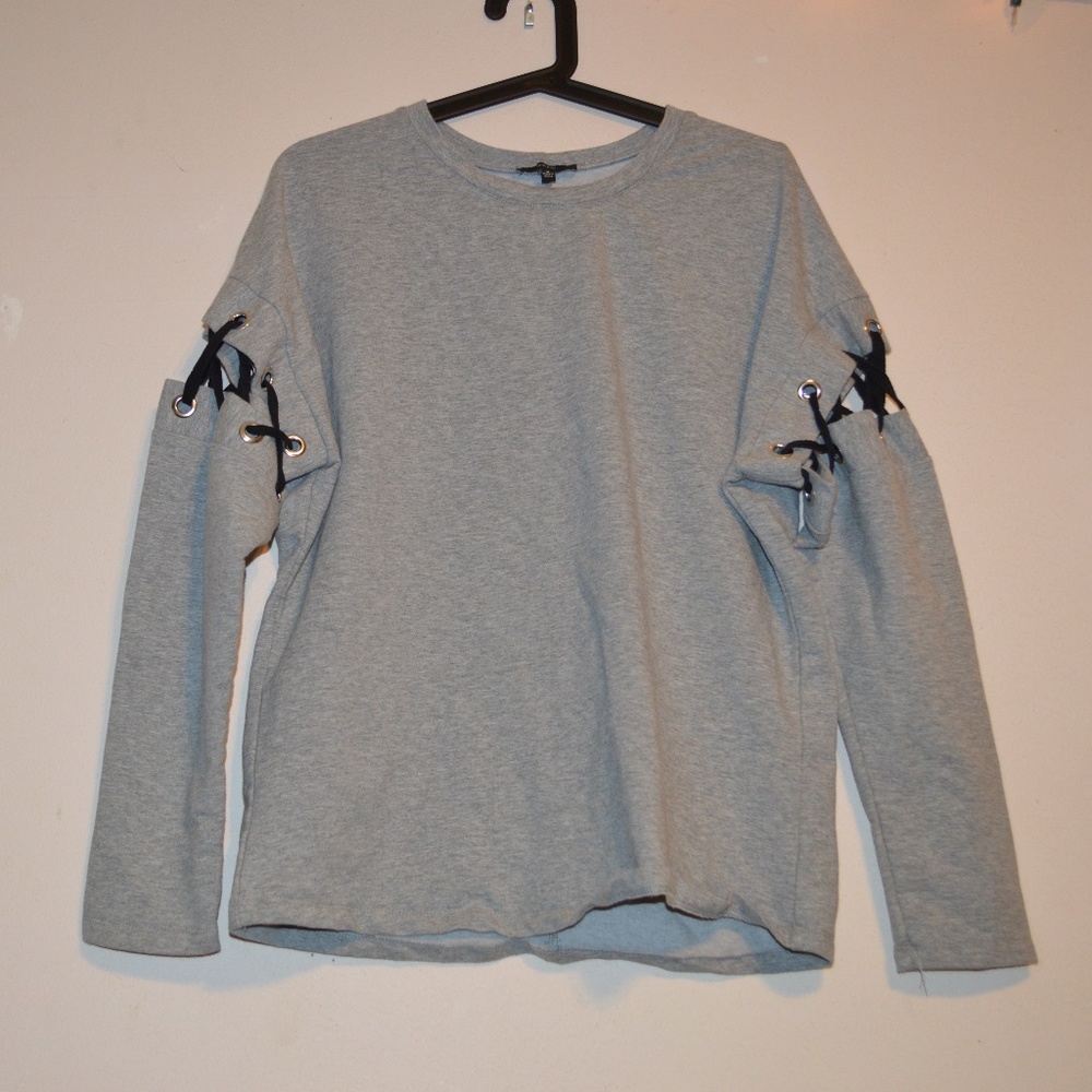 ! DREW | S | lace up sleeve sweater